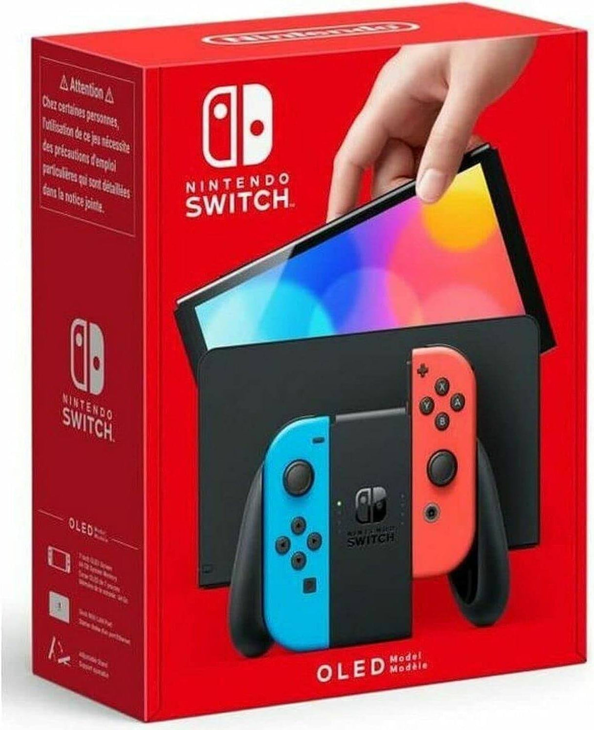 Nintendo Switch OLED, Versión Internacional, Pantalla 7”, Joy-Con Neón, Almacenamiento Interno de 64GB