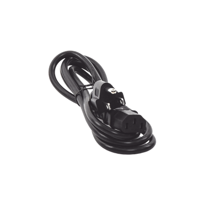 AC-CORD-1.5M - Cable de Alimentación Trifásico / 1.5 m (4.9 ft) / IEC 320C13 a NEMA 5-15P / 18 AWG / 120-240 Vca