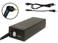 Ovaltech OTAC-E67 adaptador e inversor de corriente Auto 90 W Negro