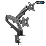 Ovaltech OVM-D1727 soporte para monitor 68,6 cm (27") Escritorio Negro