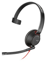HP Poly Auriculares monoaurales USB-A Poly Blackwire 5210, Alámbrico, Llamadas/Música, Negro