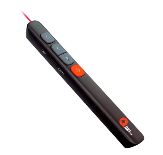 Presentador inalámbrico Qian QLP-2000 con Alcance de 30 metros y Batería Recargable