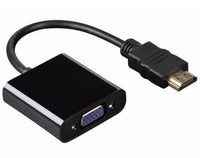 BRobotix 110910N cambiador de género para cable HDMI VGA Negro