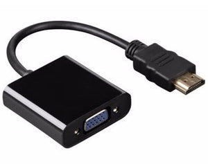 BRobotix 110910N cambiador de género para cable HDMI VGA Negro