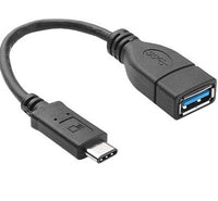 BRobotix 053161 cable USB USB 2.0 0,2 m USB C USB A 5 Gbit/s Negro