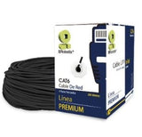 BRobotix 171100 cable de red Negro 305 m Cat6 U/UTP (UTP)