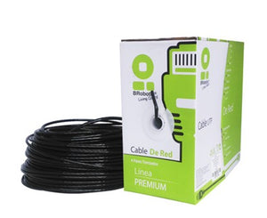 BRobotix 181005 cable de red Negro 100 m Cat5e U/UTP (UTP)