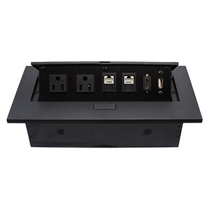 BRobotix 170906 Paneles de parcheo 2 Ethernet rápido, Gigabit Ethernet RJ-45