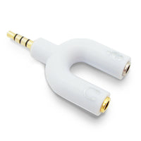 BRobotix 181802 cambiador de género para cable 3.5mm 2x 3.5mm Blanco