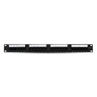BRobotix 497608 Paneles de parcheo 24 Cat6 Montaje en bastidor