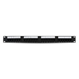 BRobotix 497608 Paneles de parcheo 24 Cat6 Montaje en bastidor