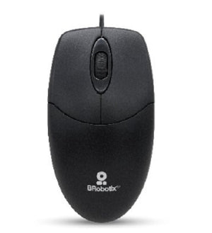 BRobotix 497202 ratón Oficina Ambidextro USB tipo A Óptico