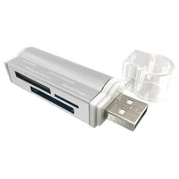 BRobotix 180420P Lector de tarjetas MS Duo, MicroSD (TransFlash), SD No Plata
