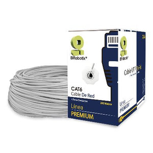 BRobotix 651190 cable de red Gris 200 m Cat6 U/UTP (UTP)
