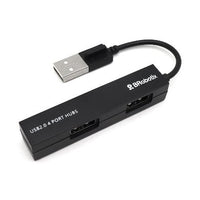 BRobotix 497677 hub de interfaz USB 2.0 480 Mbit/s Negro