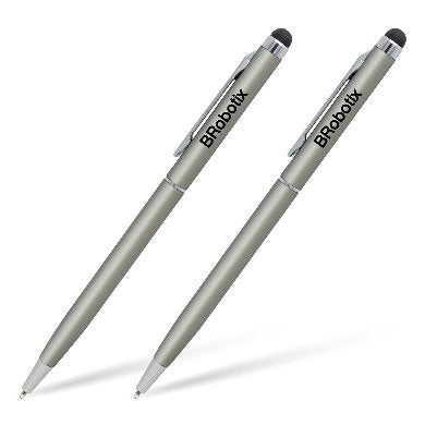 Pluma Stylus Tablet DuoPK PL Brobotix 6000411, 2 Unidades, Compatible con Pantallas Táctiles