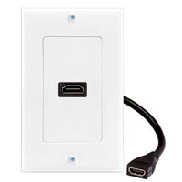 Tapa BROBOTIX 073307, HDMI, Universal, Plástico Blanco