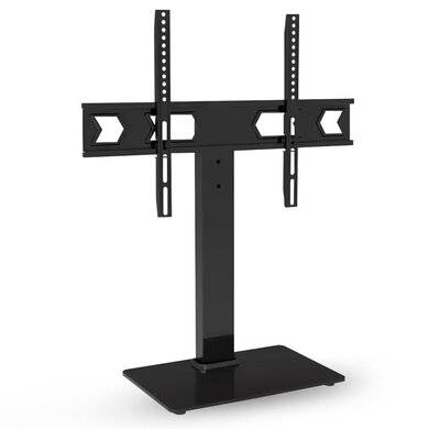 BRobotix SOPORTE DE MESA PARA TV DE 37IN A 75IN CON BASE DE CRISTAL - Accesorios para