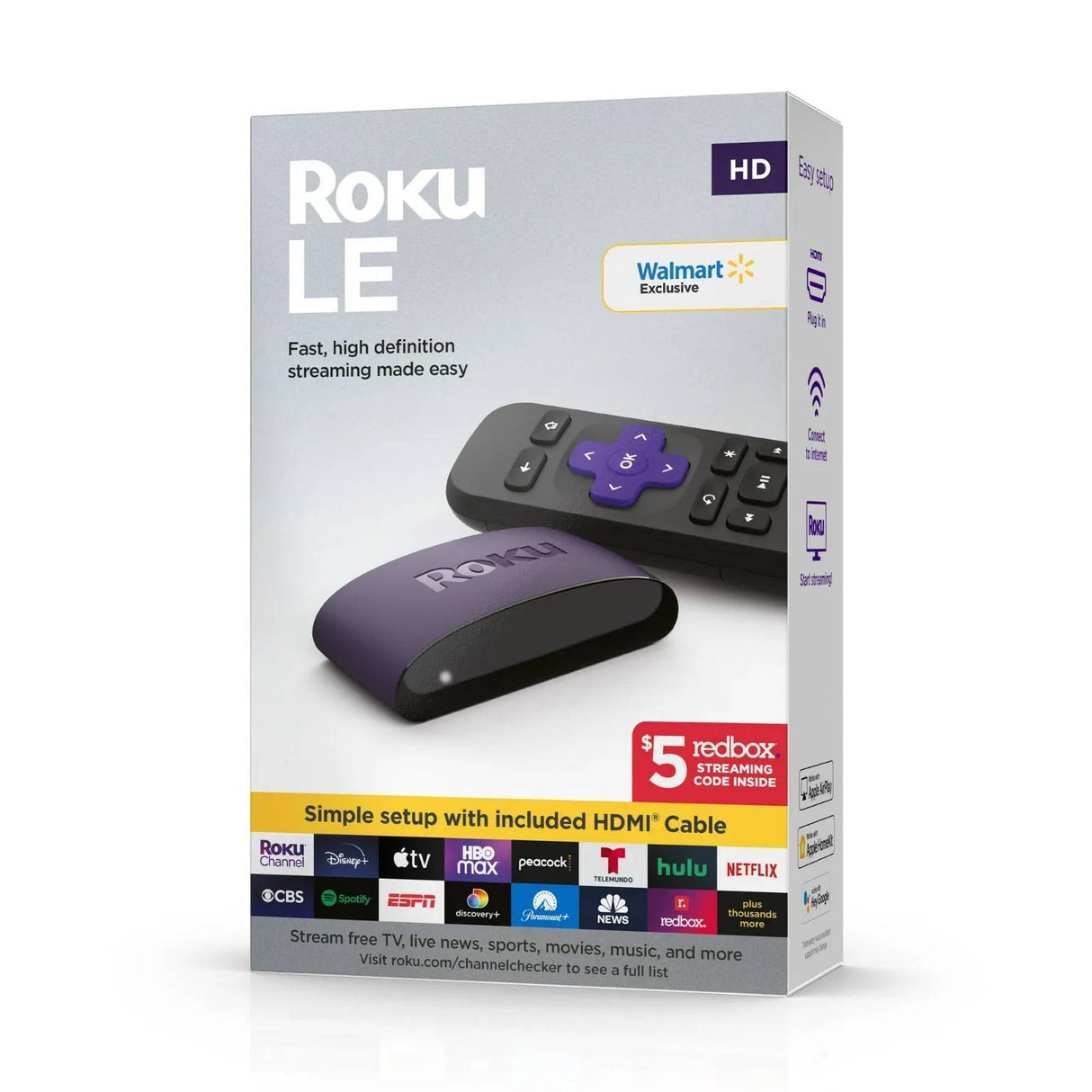 Roku Producto Empresarial 3930S4, Conectividad WiFi, HDMI, USB