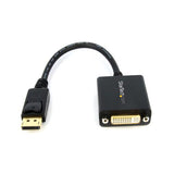 StarTech.com Adaptador de Video DisplayPort a DVI - Convertidor Externo DP - Hasta 1920x1200 - Cable Pasivo, 0.152 m, Macho, Hembra