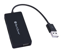 TechZone TZ17HUB02 nodo concentrador USB 2.0 Negro, Plástico | Nodos concentradores