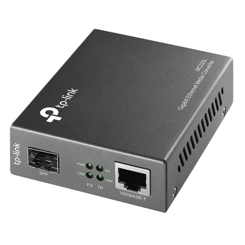 Tp-Link Convertidor de Medios / 1 Puerto SFP 1 Gbps / 1 Puerto RJ45 10/100/1000 Mbps MC220L