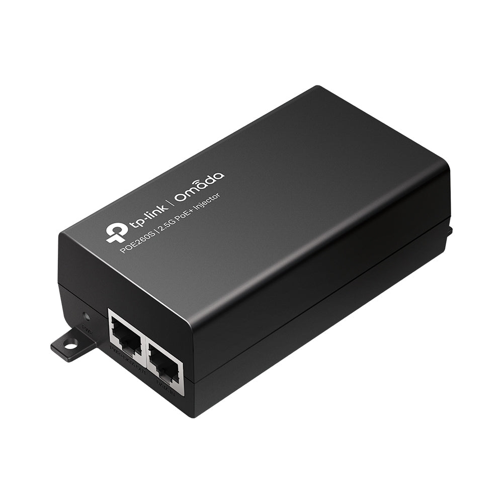 Inyector PoE TP-Link POE260S, 10/100/1000 Mbps, 802.3af/at, Montaje en Pared