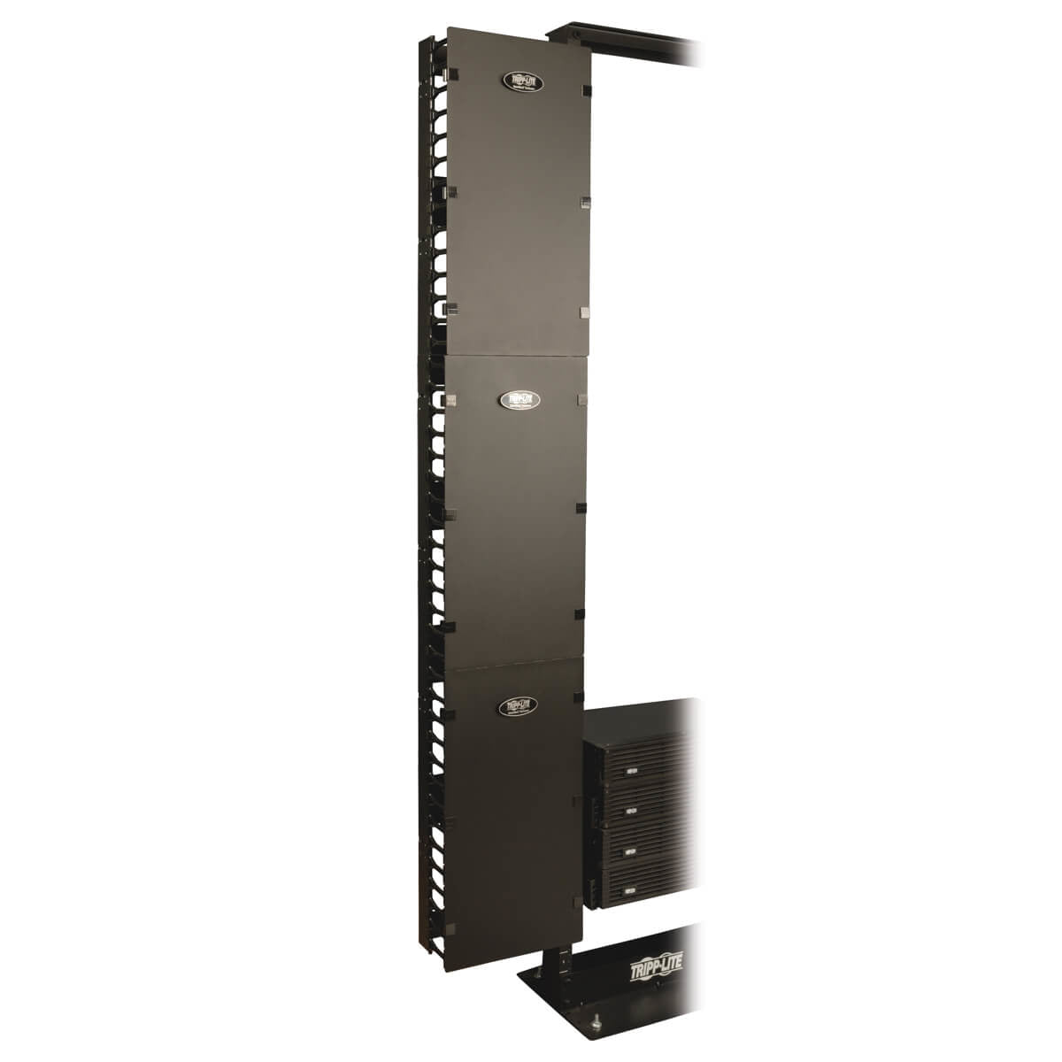 Organizador de Cable Vertical TRIPP-LITE SRCABLEVRT12, 12 Puertos, 1U, 6 pies de Altura