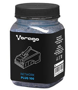 Vorago PLUG-100 conector RJ-45 Transparente