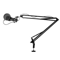 Game Factor MAG500 soporte para micrófonos Soporte de escritorio para micrófono, Negro, Metal