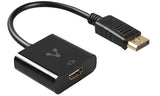 Vorago ADP-300 adaptador de cable de vídeo 0,2 m DisplayPort HDMI Negro
