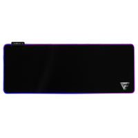 Mouse Pad GAME FACTOR MPG500, Monótono, Base Antideslizante, Negro