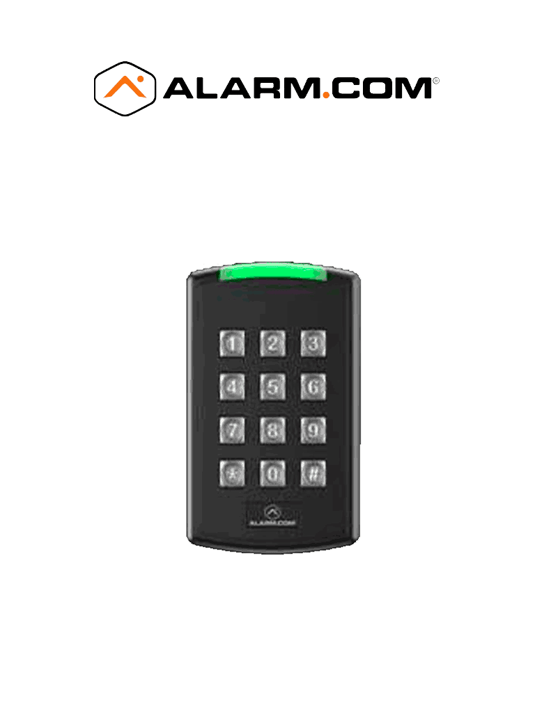 Lector de teclado ADC-AC-ET25-1 para alarm.com, 1 puerto Ethernet, 25mA, 12V DC