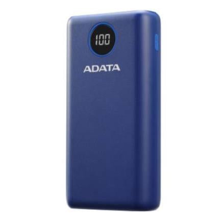 Power Bank Adata P20000QCD Digital 20000mAh Color Azul Oscuro