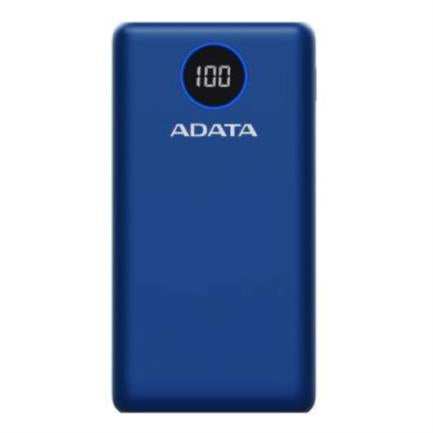 Power Bank Adata P20000QCD Digital 20000mAh Color Azul Oscuro