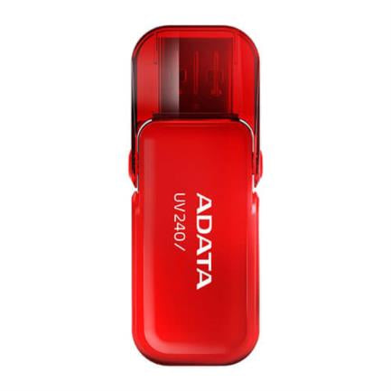 ADATA UV240 unidad flash USB 32 GB USB tipo A 2.0 Rojo, Tapa, AUV240-32G-RRD