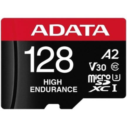 Memoria Micro SDXC Adata HC 128GB UHS-I U3 V30S U3 A2 Clase 10 Color Rojo