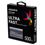 AELI-SE880-500GCGY - ADATA SE880 Unidades externas de estado sólido 500 GB 2000 MB/s USB Tipo C