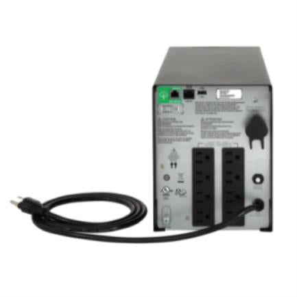 UPS APC 1000VA/600W LCD 120V Onda Sinusoidal Pura 8 Contactos Negro