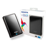 Disco Duro Adata Ahv620S-2Tu3-Cbk Negro Slim Usb 3.1 2Tb FullOffice.com