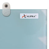 Pintarrón Alfra Cristal Pintaglas 60x90cm, Montaje Horizontal, Superficie Magnética