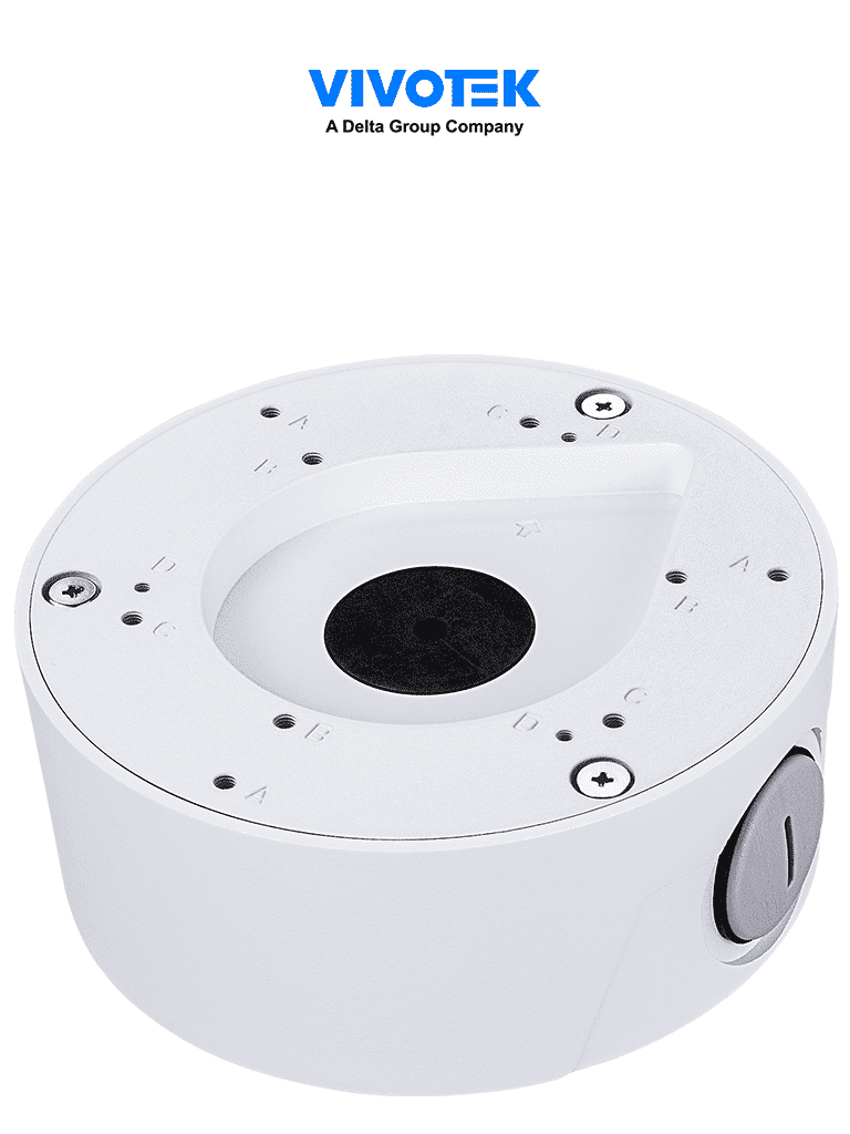 Caja de Conexiones Exterior Vivotek AM-71B, Protección IP66, Color Blanco