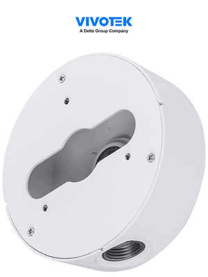 Caja de Conexiones para Cámaras Bullet y Domo, Exterior, Color Blanco, Aluminio, Compatible con Modelos IB9360, IB9380, IB9369, FD9369, IB9383, HTV