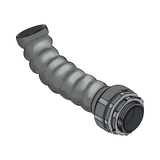 ANC-COT100-20 - Tubo Flexible Liquidtight / 1 in (25 mm) Interior / Acero Recubierto de PVC / Rollo 20 m (65.6 ft)