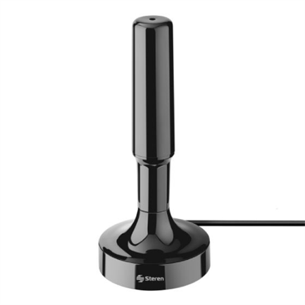 Steren ANT-9018 antena de televisión Interior 20 Db, Negro, 470 - 862 MHz, UHF