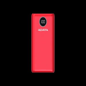 ADATA P20000QCD Batería 3 Rojo Universal Si
