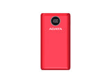 Cargador Portátil ADATA P20000QCD Tipo C, 20000mAh, Rojo