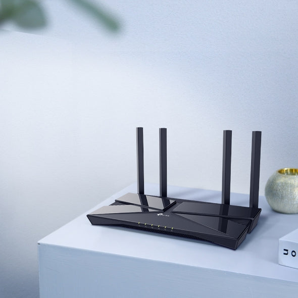 ARCHERAX23 - Router WiFi 6 / Doble Banda AX1800 / 4 Puertos LAN Gigabit / 4 Antenas Beamforming / EasyMESH / CPU Dual-Core