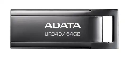 AROY-UR340-64GBK - Memoria ADATA 64GB USB 3.2 ROYAL UR340 negro AROY-UR340-64GBK