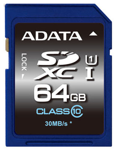 ASDX64GUICL10-R - ADATA SDXC 64GB Memoria Flash 64 GB SDXC UHS Clase 10